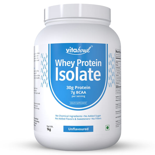 Raw Whey Protein Isolate 100% Pure, Unsweetened & Unflavoured