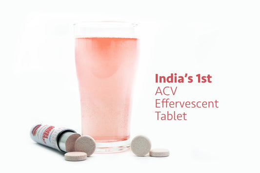 A new way to take Apple Cider Vinegar - India’s 1st ACV Effervescent Tablets