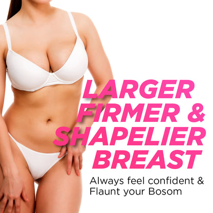 Zoom Breast Capsules, Increases Breast Muscles, Hormonal Health & Reduces Menopause Symptoms - 60 Veg Capsules
